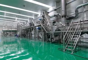 Potato flakes production line