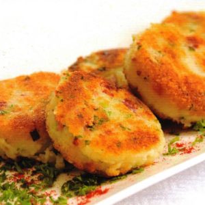 Potato and Salted Pork Cakes