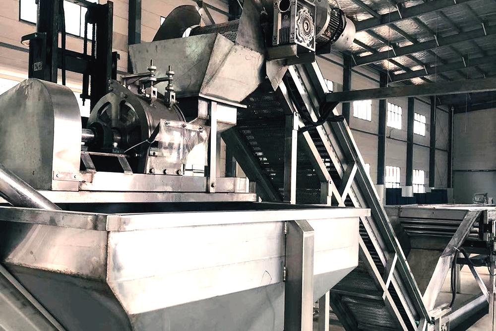 Potato flakes production line - Precision potato Slicer