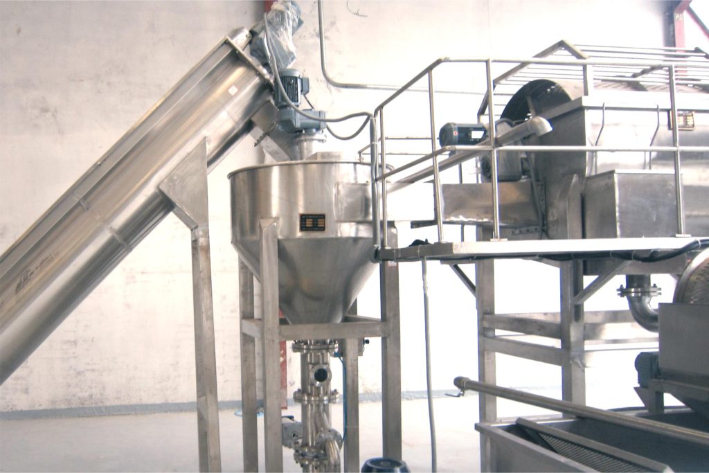 potato flakes production equipment - Vertical Washing Machine
